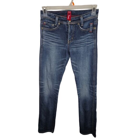 EDWIN Vintage 30×32 503 Redlabel Elastic Japan made distressed straight bluejean - Picture 1 of 15